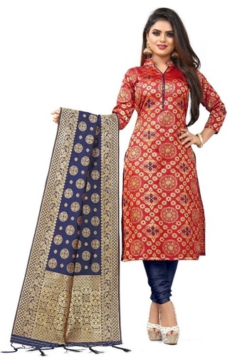Women Banarasi Suit - Color: Various Colors Are Available