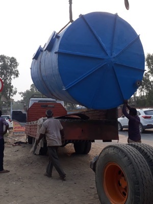 Frp Chemical Storage Tank - Color: Blue