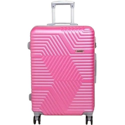 Pink Hard Luggage Trolley Bag - Feature: Water Resistant