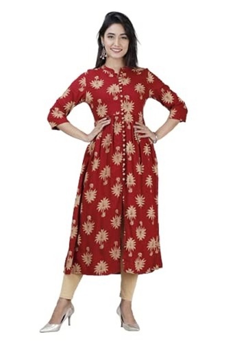 Rayon Long Kurtis - Feature: Washable