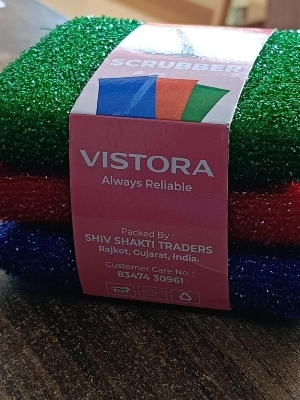 Sponge Scrubber - Color: Blue