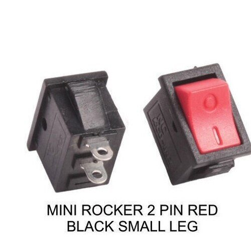 Red Light 2 Pin Rocker Switch - Application: Electrical Appliances