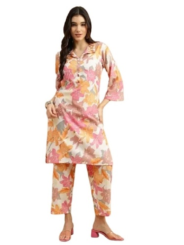 Printed Ladies Co-Ords Set - Color: Multi Color