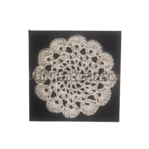 Crochet Cushion Cover  - Color: Multi Color