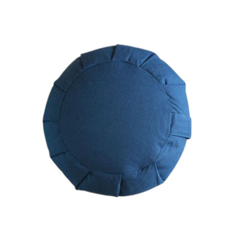 Cotton Round Meditation Cushion With Buckwheat Filling