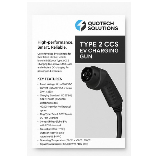 Ev Charging Connector Or Gun