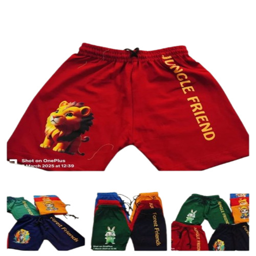 Printed Cotton Kids Half Pant