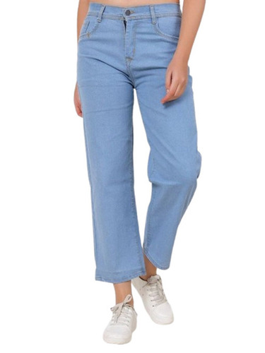 Womens Denim Jeans - Washed Denim, Sizes XS-XXXL, Blue | Breathable, Lightweight, Relaxed Fit