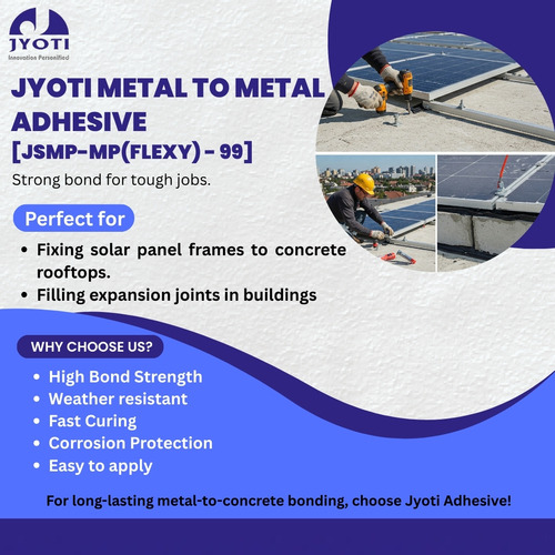 Jyoti Metal To Metal Jointing Adhesives - Color: Multi