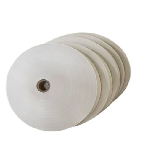 White Pe Coated Paper Bottom Roll - Color: .