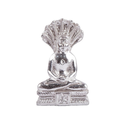 Silver Plated Parashnath For Gifting