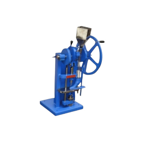 Blue Manual Tablet Machine