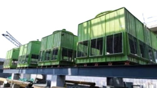 Industrial Cooling Tower - Color: Green