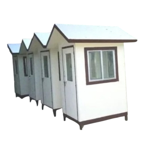 Portable Security Guard Cabin - Color: White
