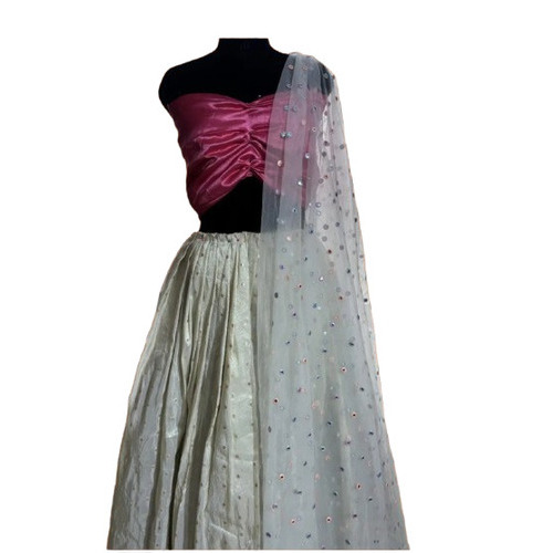 Indian Wedding Wear Outfit Fabric - Attributes: Light In Weight