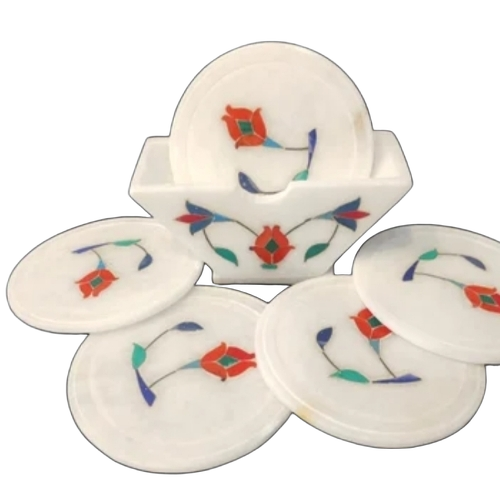 White Marble Lotus Bowl