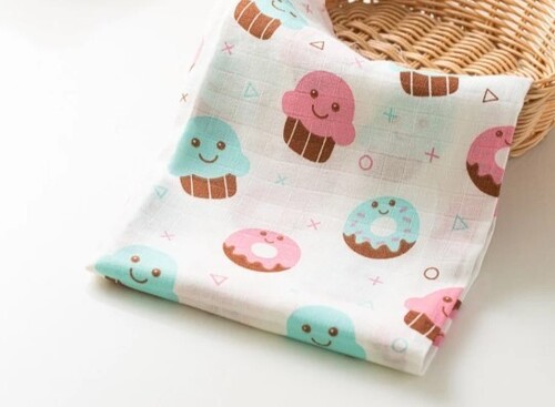 Cotton Printed Muslin Fabric