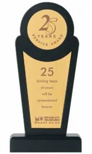 Wooden Trophy - Color: Brown