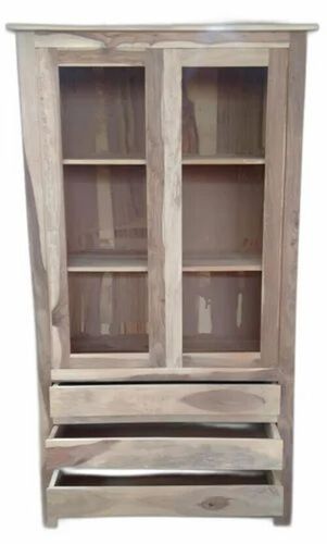 Teak Wood Bookshelf - Color: Brown