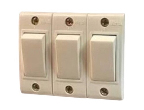 Electrical Lighting Switch - Color: White