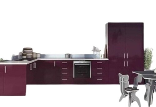 Modern Modular Kitchen - Assembly: No Assembly Required