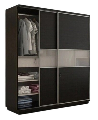 Sliding Door Wardrobe - Assembly: No Assembly Required