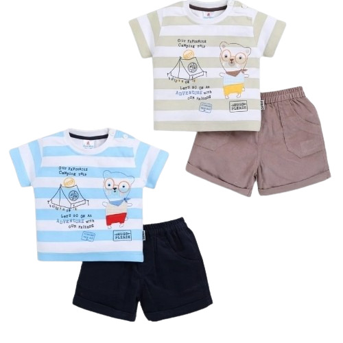 Cotton Baby Dress Set - Age Group: 1-2 Years