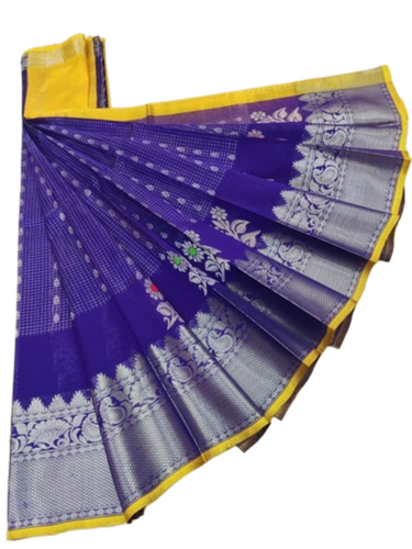 Pure Silk Saree - Color: Purple