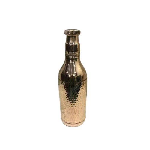Hammered Brass Bottle