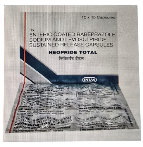 लेवोसल्पिराइड 75 मिलीग्राम और राबेप्रेज़ोल 40 मिलीग्राम कैप्सूल