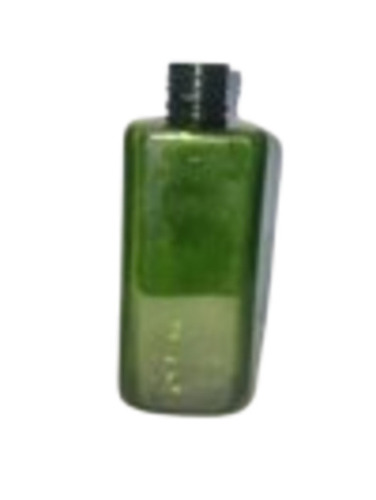 100Ml Green Square Pet Bottle - Hardness: Rigid