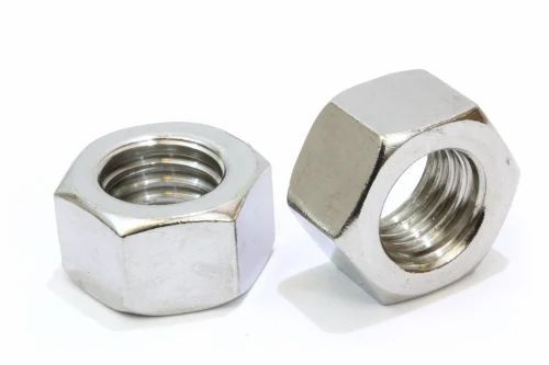 Stainless Steel Hex Nut - Color: Silver