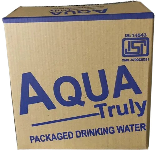 Water Bottle Paper Packaging Box 