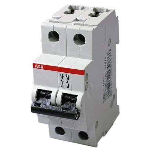 Double Pole 6 Amp Abb Miniature Circuit Breakers - Color: White