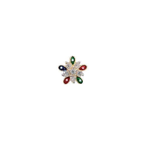 New Casting Nose Pin - Color: Multicolor