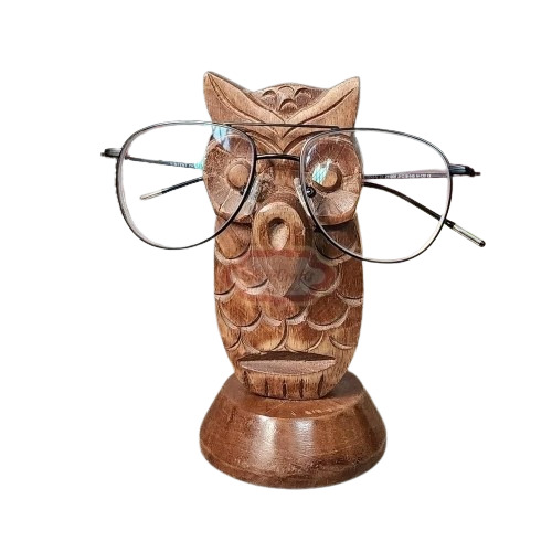 Wooden Spectacle Holder - Color: Brown