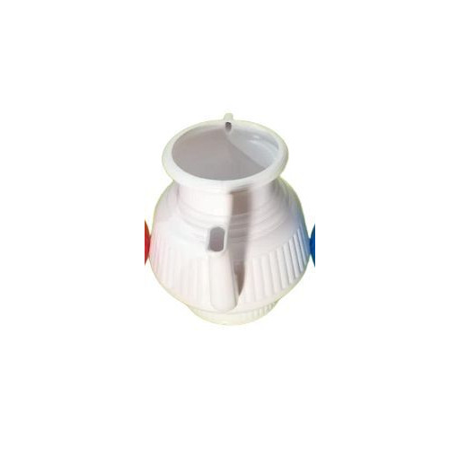 Plastic Toilet Water Jar - Color: White