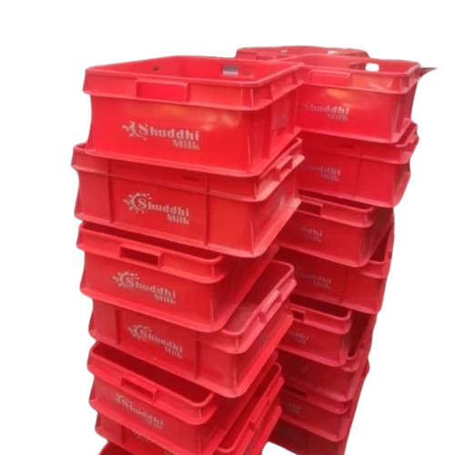 Red Plastic Crate