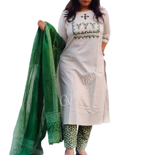 Cotton Kurti Pant Sets