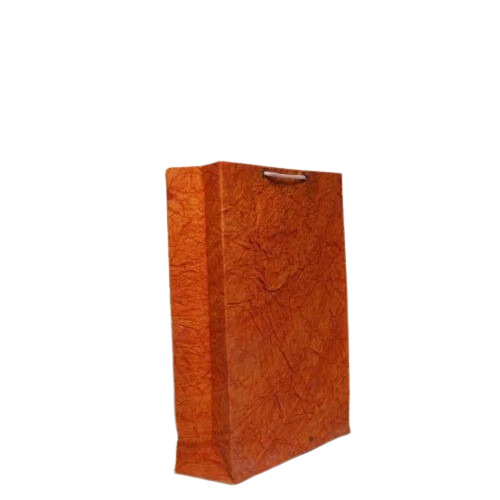 Handmade Paper Carry Bag - Color: Brown