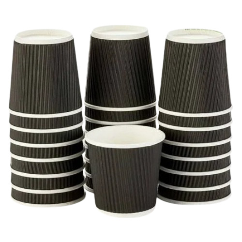 Ripple Paper Disposable Coffee Cups - Application: Event And Party Supplies