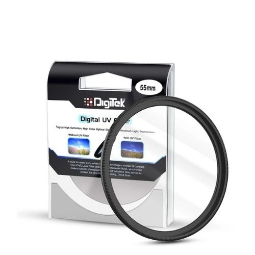 Digitek Camera Uv-Protection Lens Filter And Mc Uv Protection Filter - Color: Black