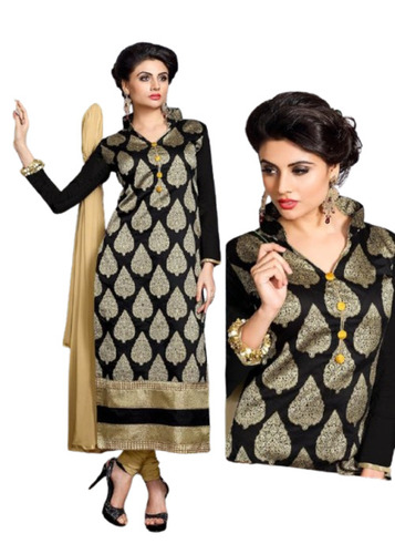 Chanderi Salwar Kameez - Color: Multi Color