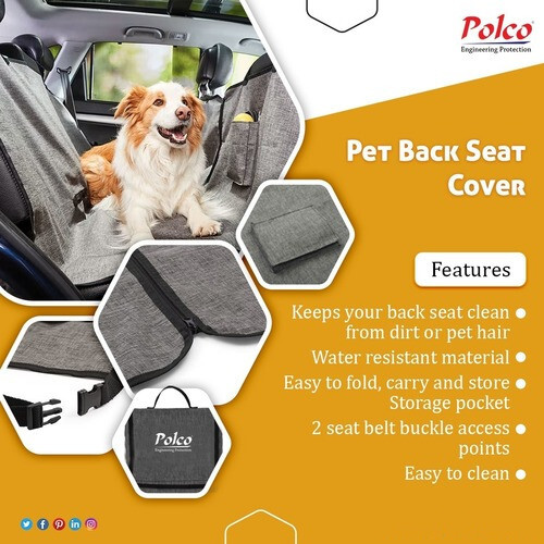 Polco Premium Melange Back Seat Cover