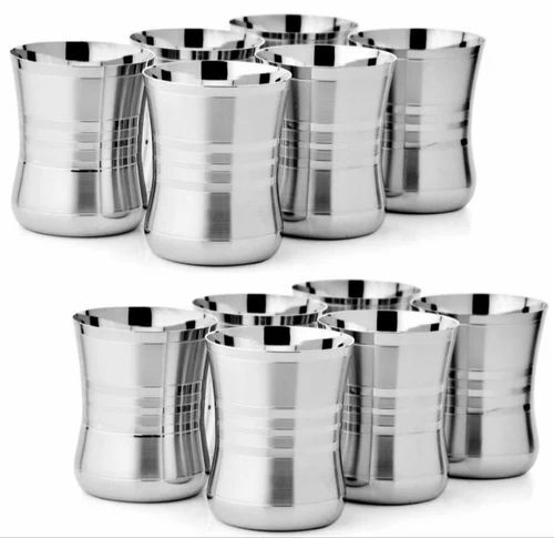 Stainless Steel Glass Sets - Capacity: 300 Milliliter (Ml)