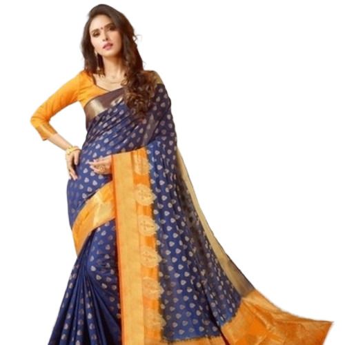 Multi Printed Silk Saree