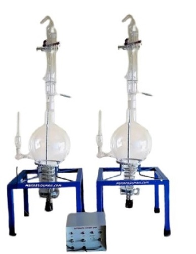 Borosilicate Glass Double Distillation Unit