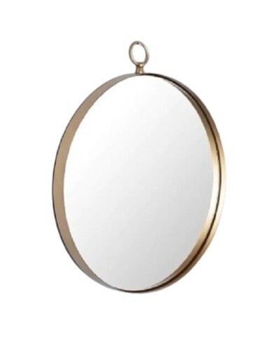 Round Ss And Glass Wall Mirror - Color: Comes In Various Colors