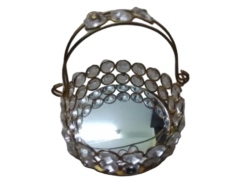 Crystal Basket Showpiece - Features: Stylist