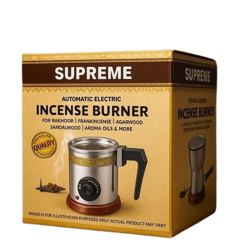 Incense Burner Packaging Box - Color: Multi Color